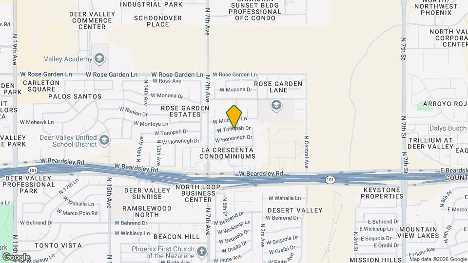 501 W Tonopah Dr Map and Location Details