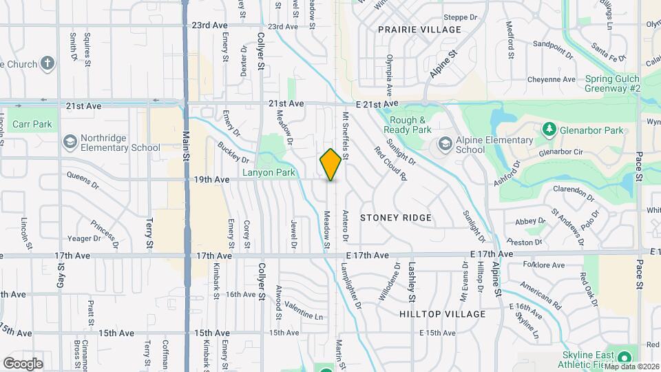 1824 Meadow St Map and Location Details