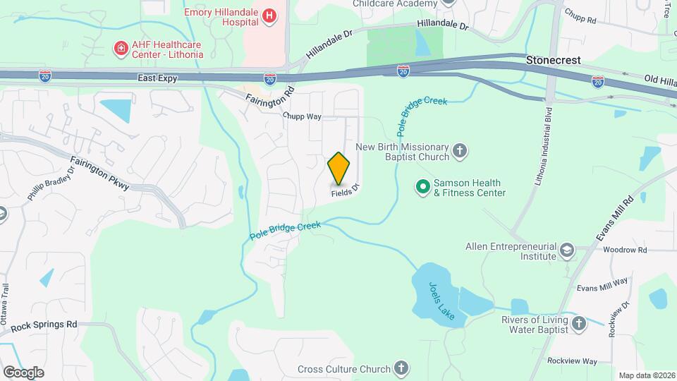 3010 Fields Dr Map and Location Details