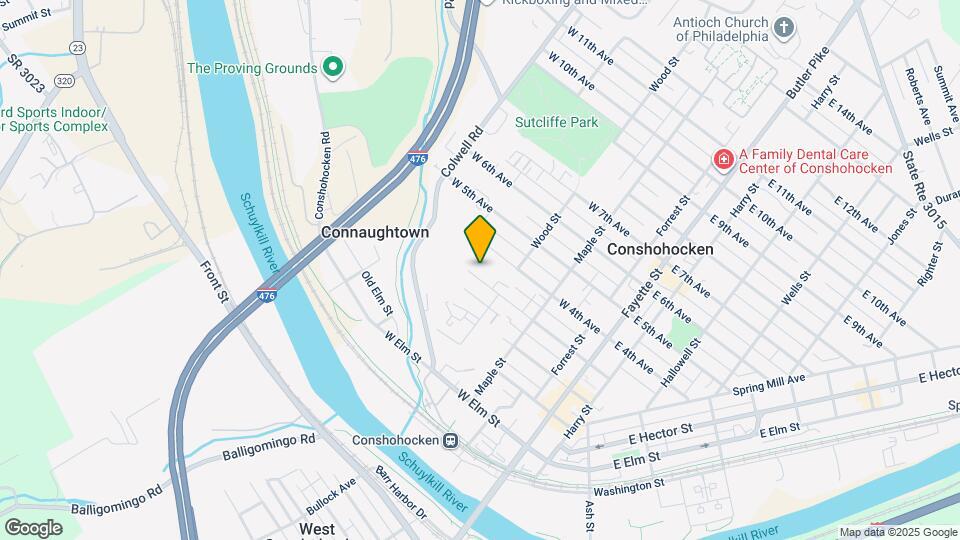 330 W 3rd Ave Map and Location Details