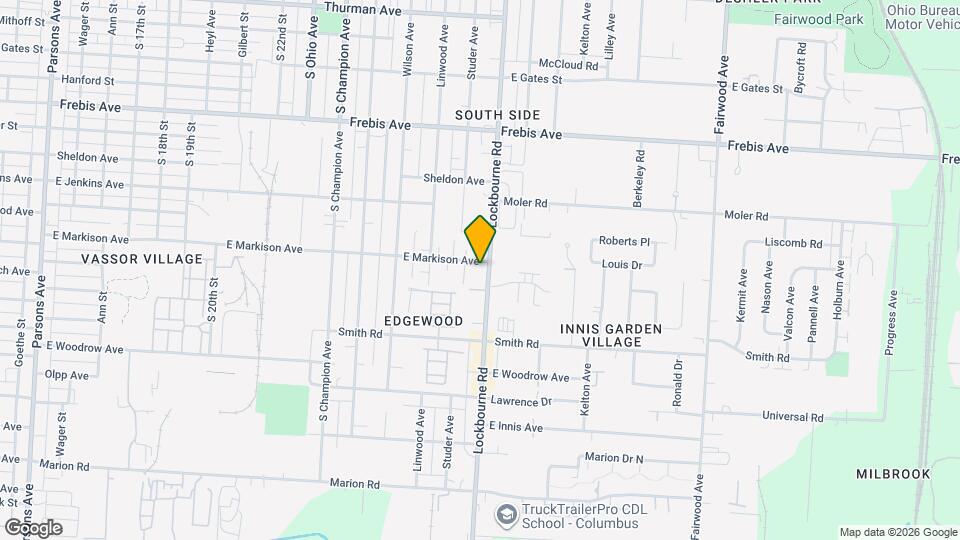 1733 Lockbourne Rd Map and Location Details