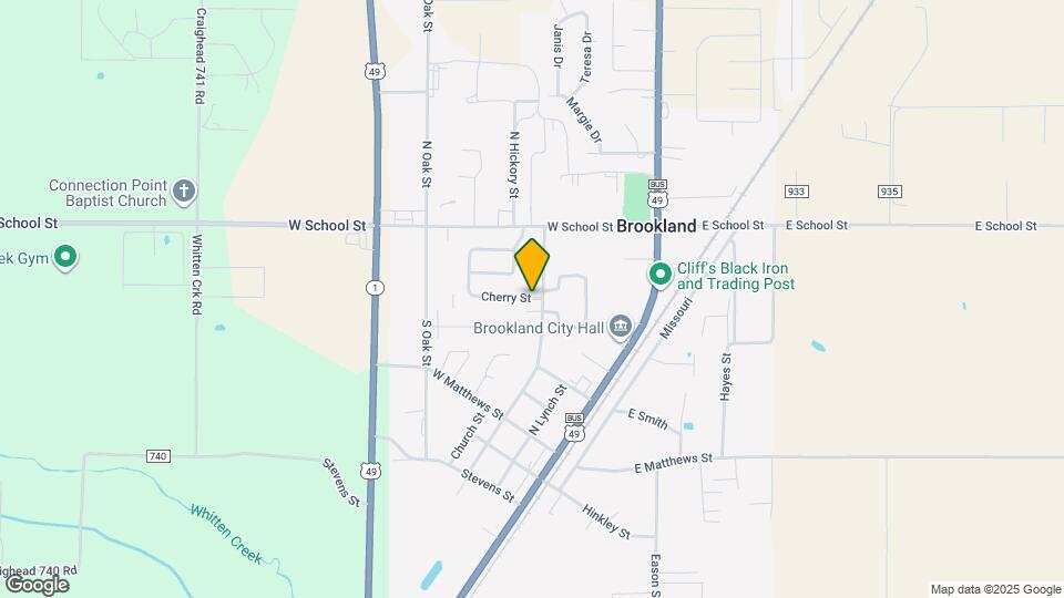 103 Cherry St Map and Location Details