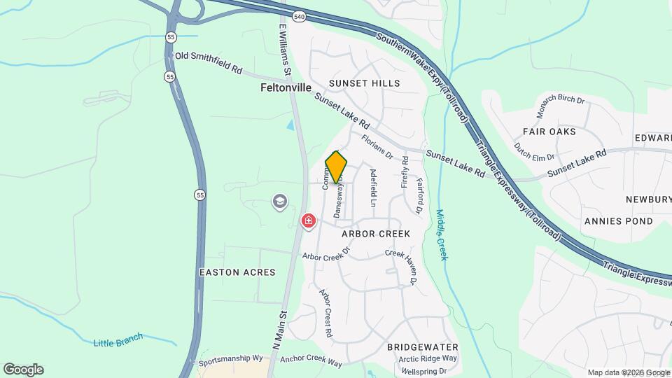 153 Danesway Dr Map and Location Details