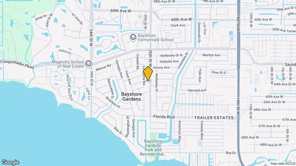 6420 26th St W Map and Location Details