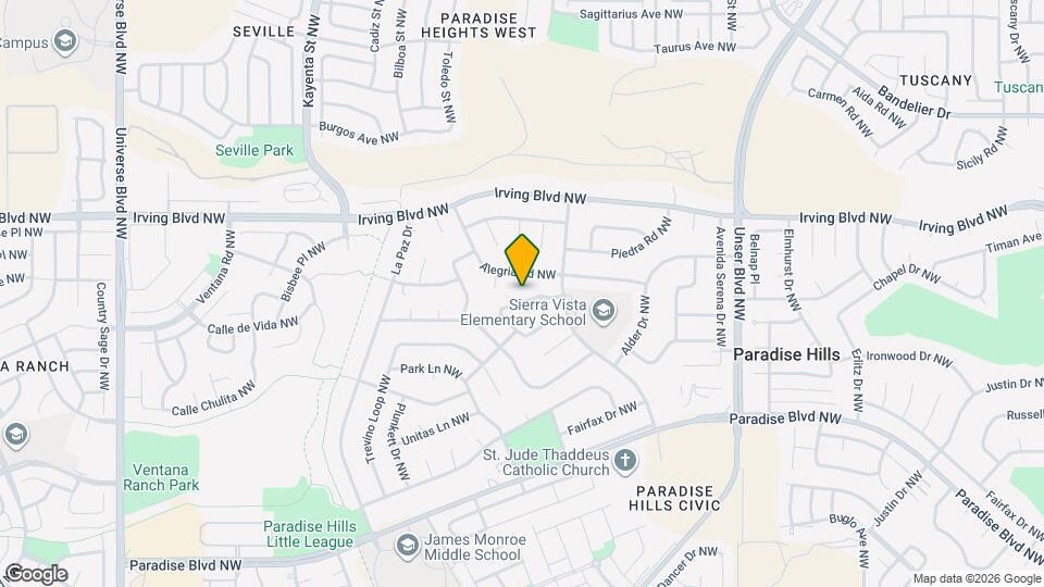 5821 Stratford Ave NW Map and Location Details