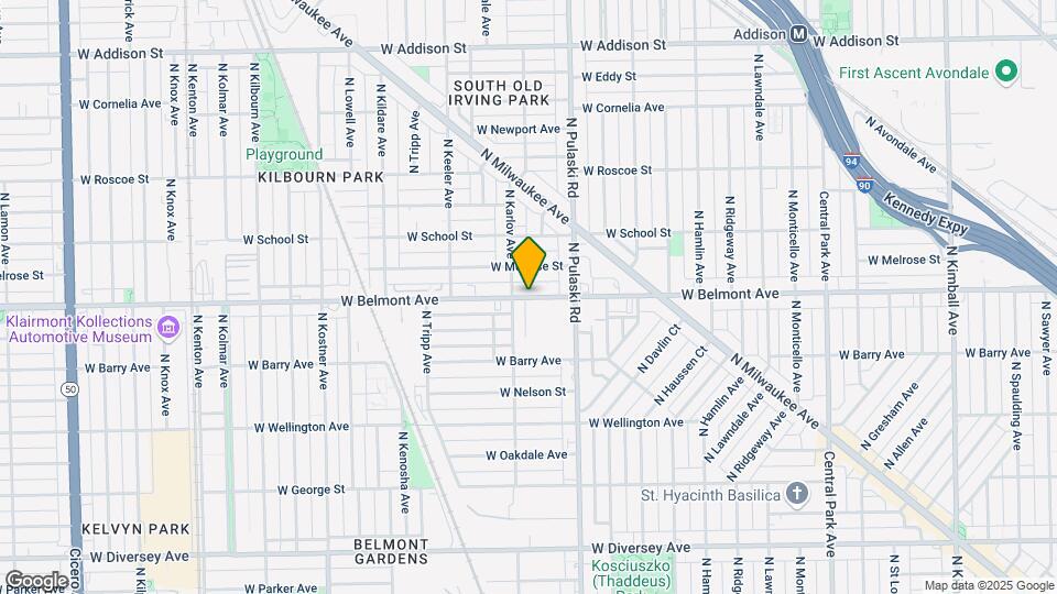 4228 W Belmont Ave Map and Location Details