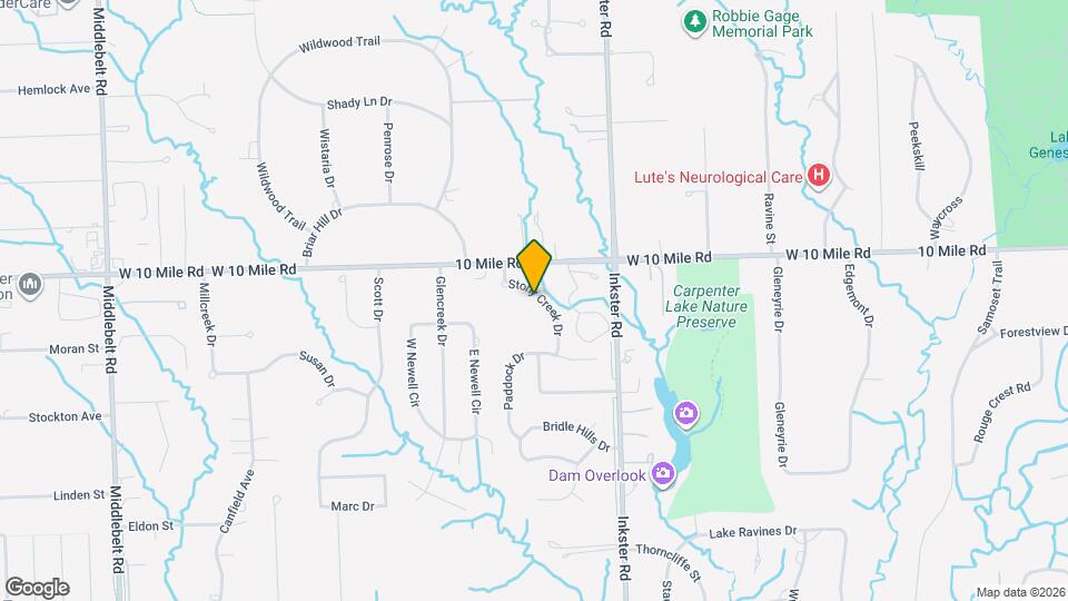 23867 Stony Creek Dr Map and Location Details