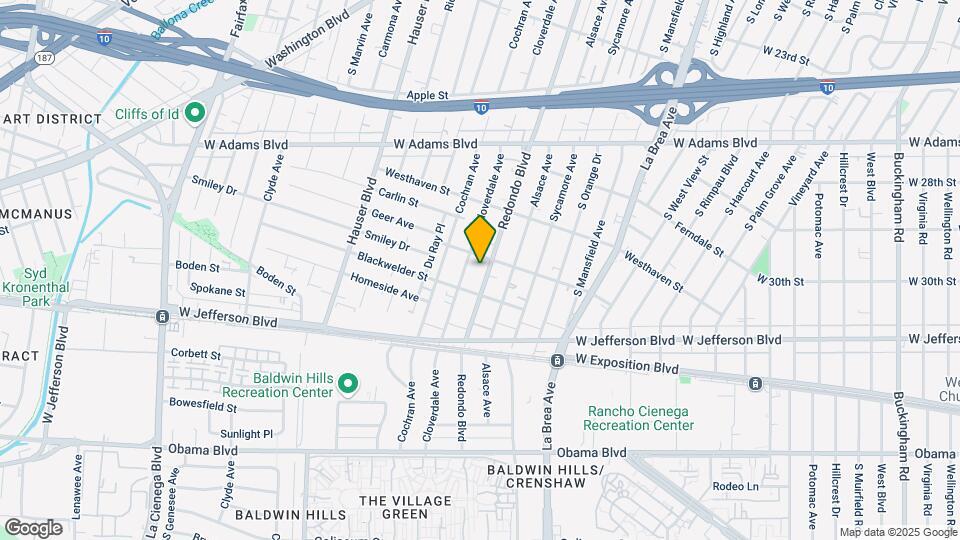 2815 Redondo Blvd Map and Location Details