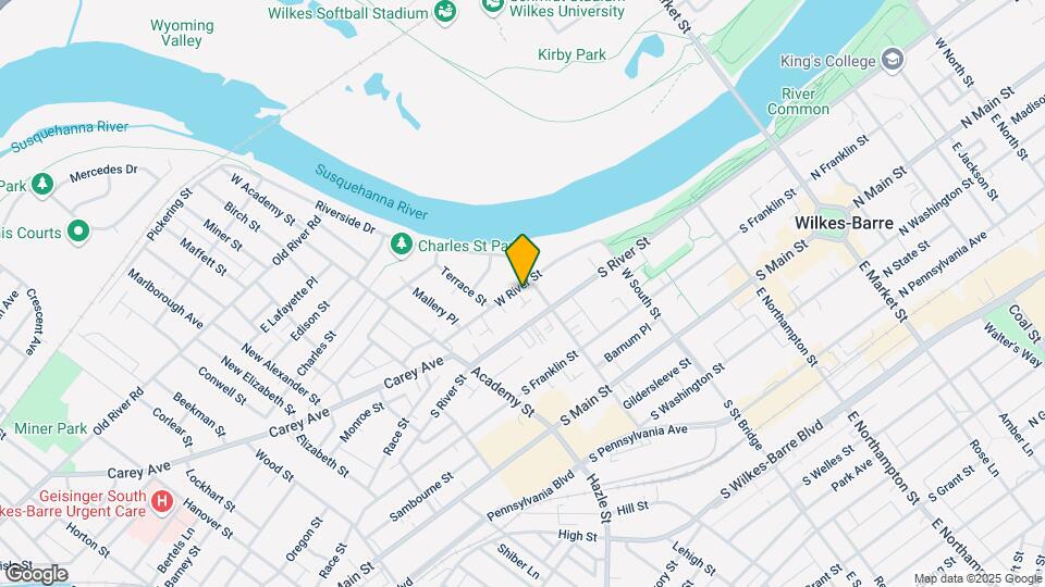 104 W River St Map and Location Details
