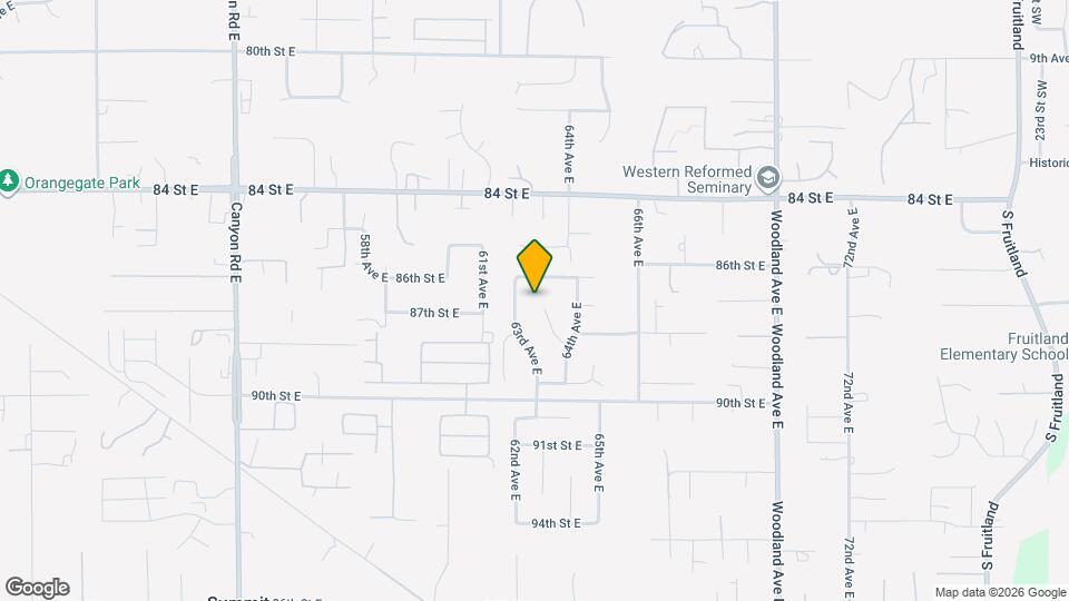 6304 88th Street Ct E Map and Location Details