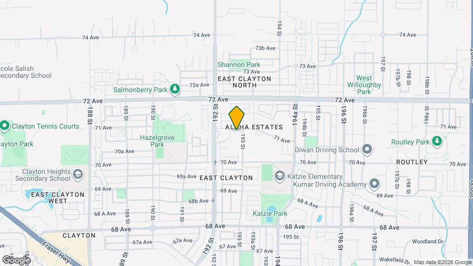 19272 71 Ave Map and Location Details