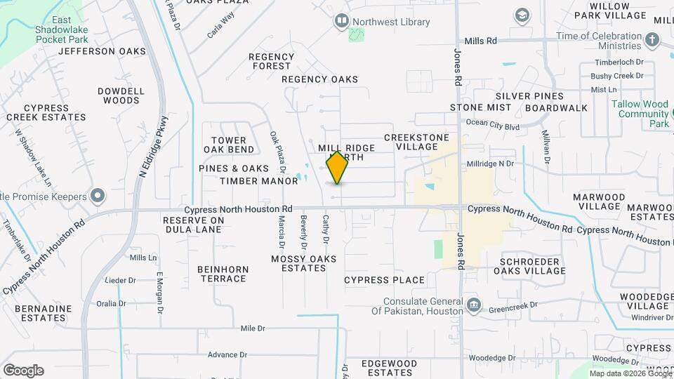 12315 Mill Ridge Dr Map and Location Details
