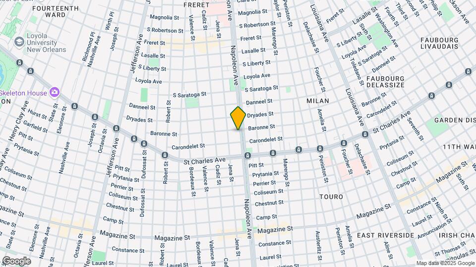 1730 Napoleon Ave Map and Location Details