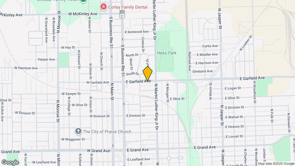 461 E Garfield Ave Map and Location Details