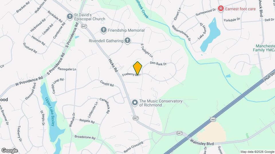 8519 Foxberry Dr Map and Location Details