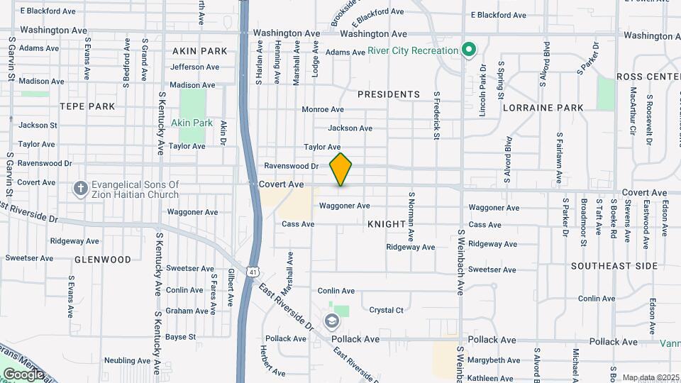 1501 Covert Ave Map and Location Details