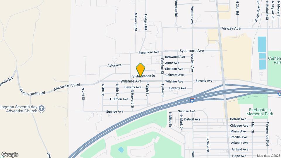 684 Vista Grande Dr Map and Location Details