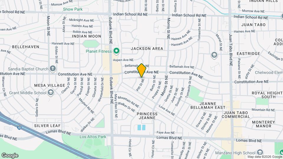 1237 Pitt St NE Map and Location Details