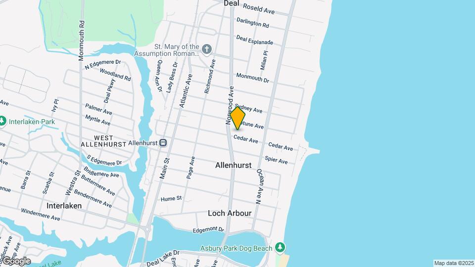 125 Cedar Ave Mapa y Detalles de la Ubicación