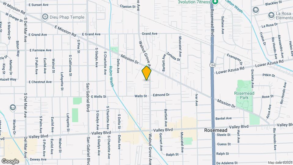 4503 Walnut Grove Ave Map and Location Details