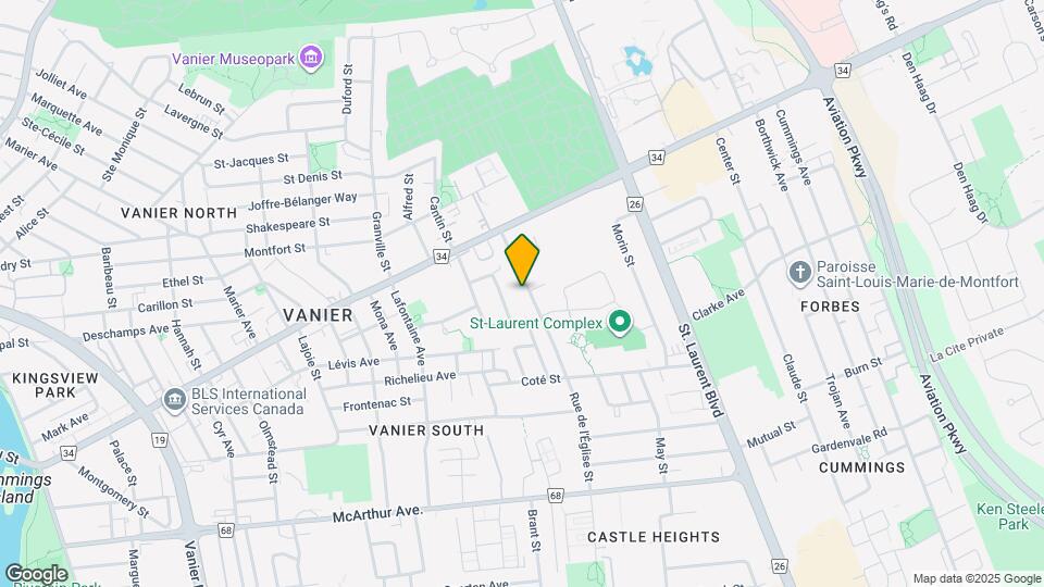 650 De L'église Rue Map and Location Details