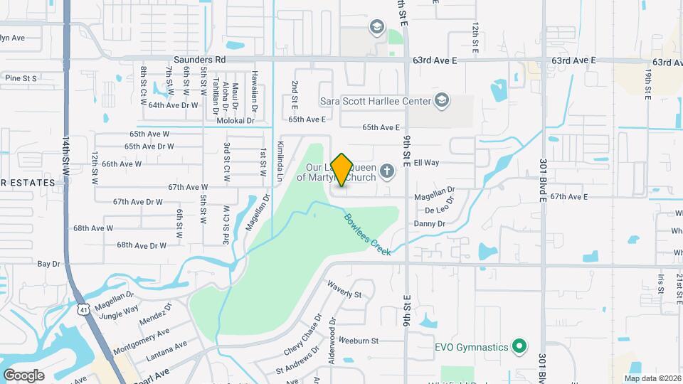 6624 Fairway Dr Map and Location Details