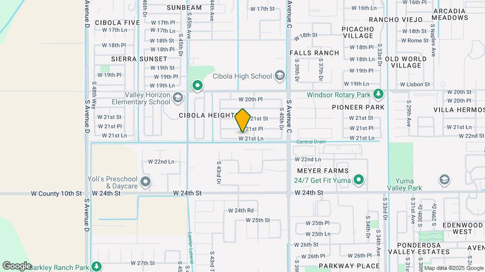 4234 W 21st Ln Map and Location Details