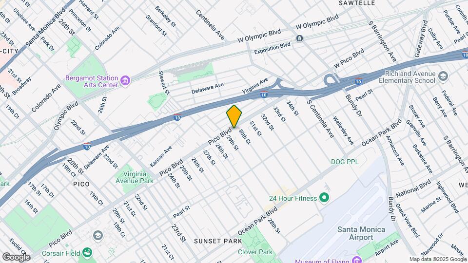 2912-2922 Pico Blvd Map and Location Details