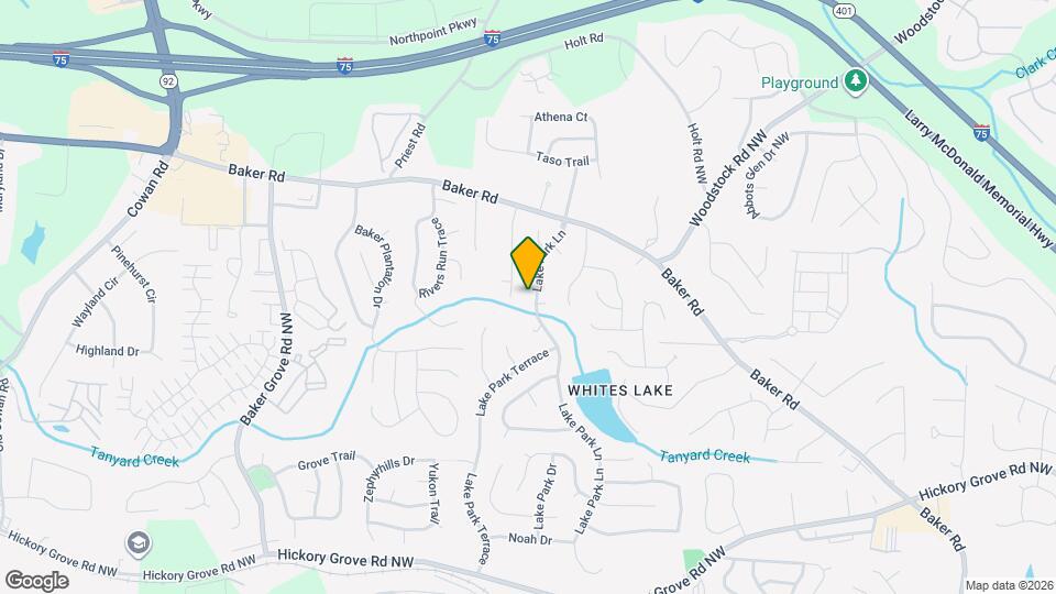 4937 Lake Park Ln Map and Location Details