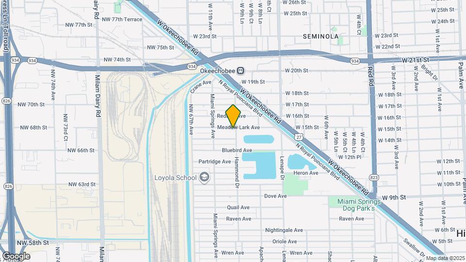 1102 Meadow Lark Ave Map and Location Details