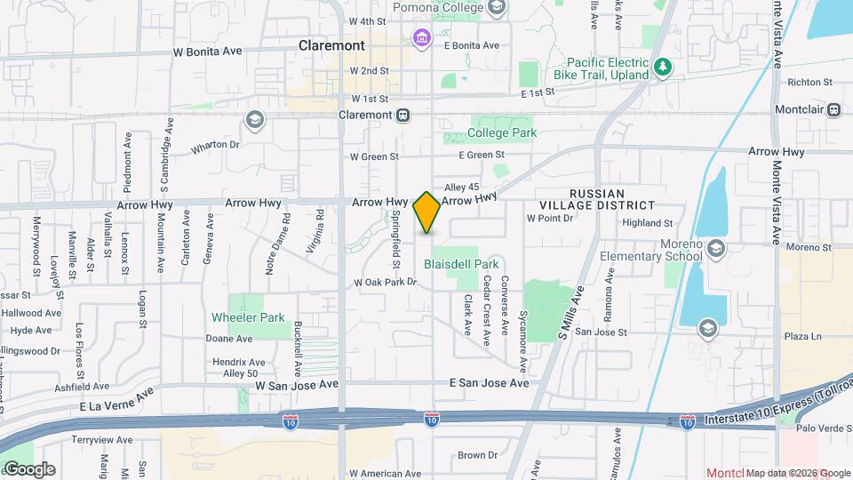 379 S College Ave Map and Location Details