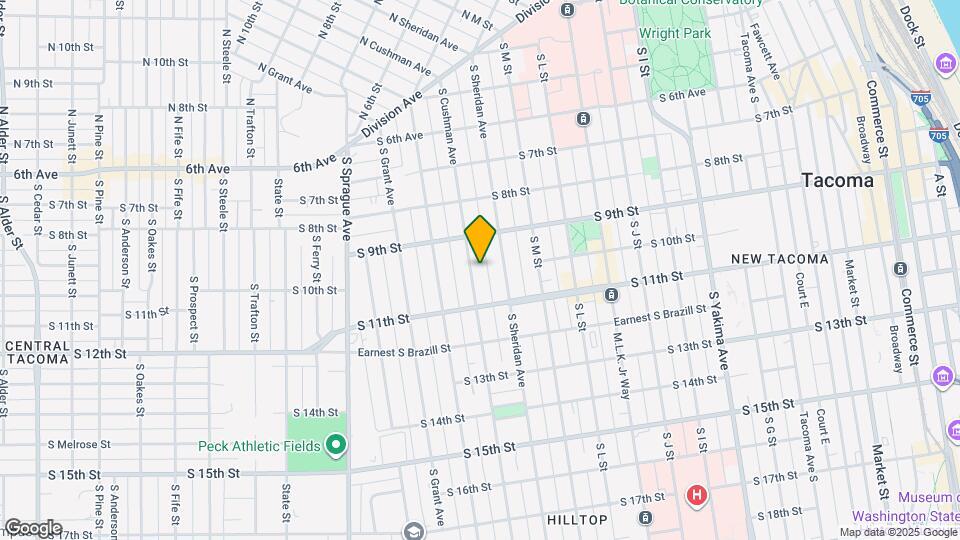 927 S Cushman Ave Mapa y Detalles de la Ubicación
