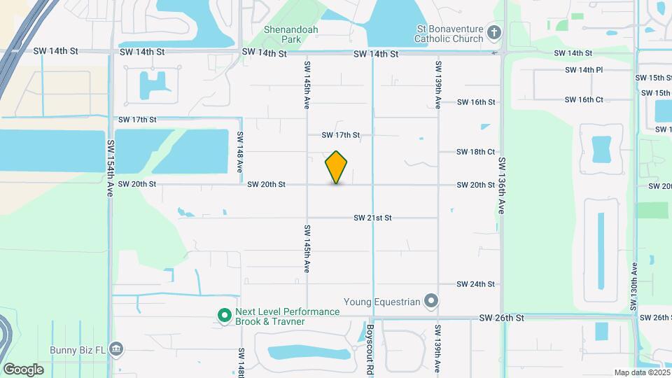 14330 SW 20th St Map and Location Details