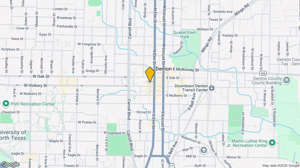 128 N Cedar St Map and Location Details