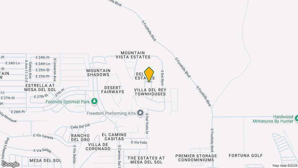 10213 S Del Rey Dr Map and Location Details