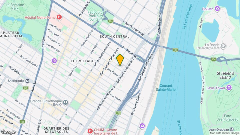 1192-1198 Dalcourt Rue Map and Location Details