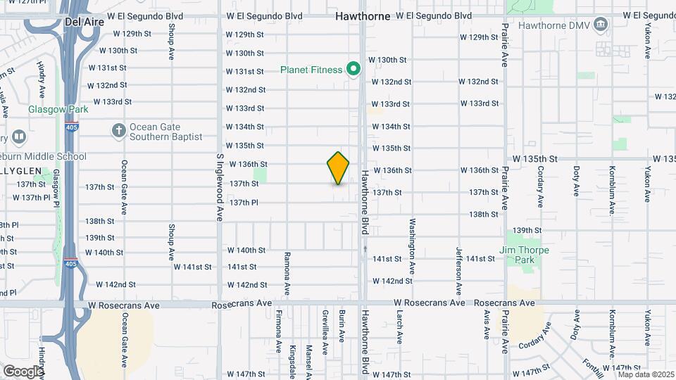 4452 W. 137th St Mapa y Detalles de la Ubicación