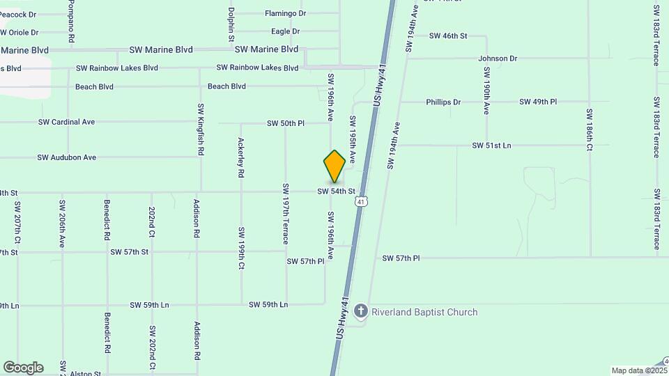 5385 SW 196th Ave Map and Location Details
