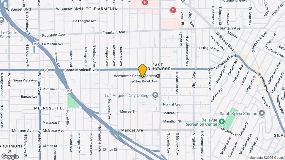 4705 Willow Brook Ave Map and Location Details