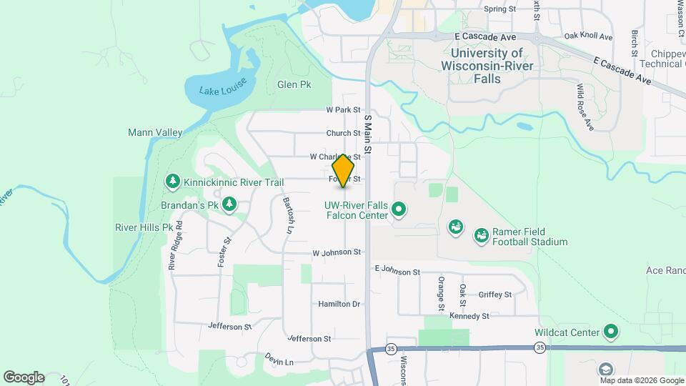 University Village-River Falls Map and Location Details