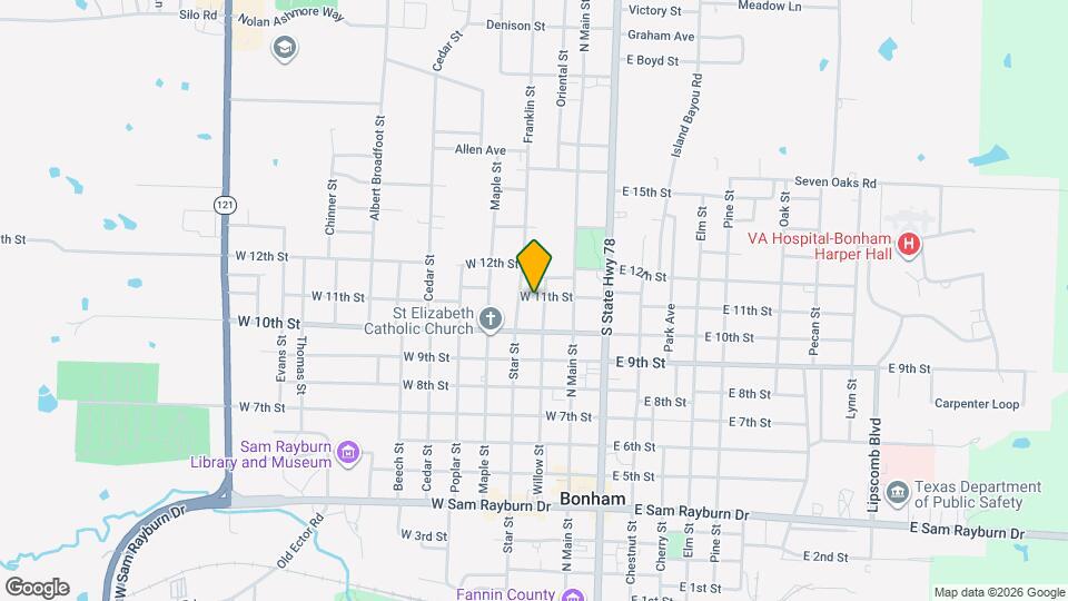 205 W 11th St Map and Location Details