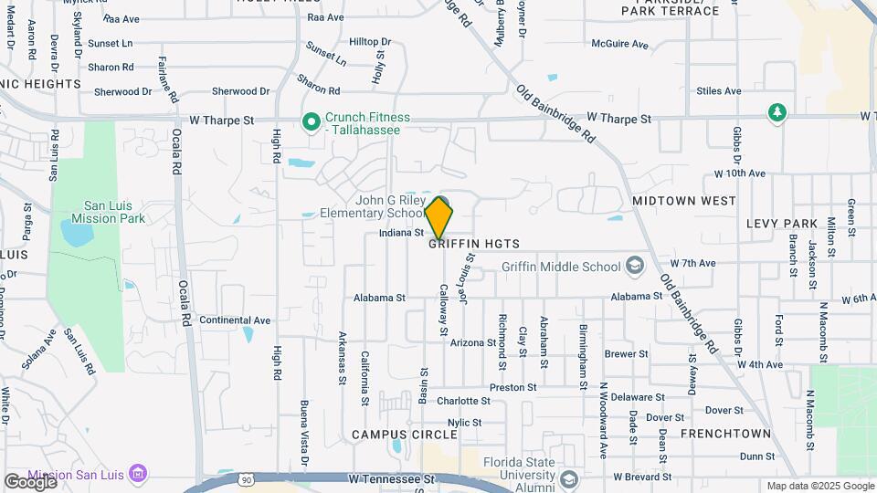 1430 Calloway St Mapa y Detalles de la Ubicación
