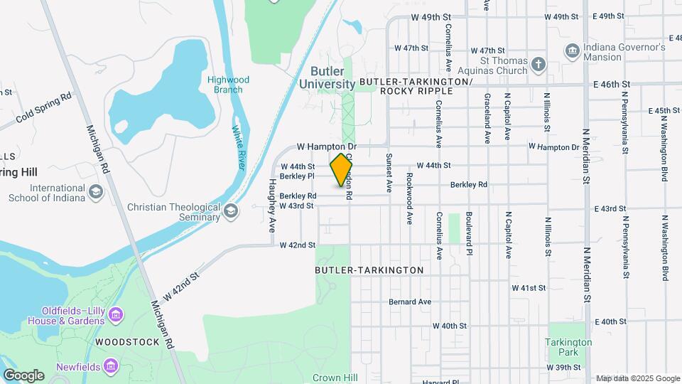 711 Berkley Rd Map and Location Details