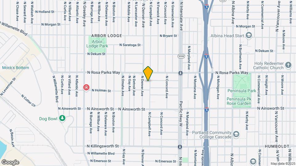 6343 N Campbell Ave Mapa y Detalles de la Ubicación