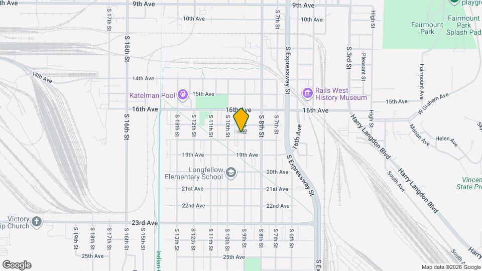 1722 S 9th St Map and Location Details