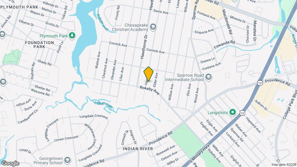 1526 Hazel Ave Map and Location Details