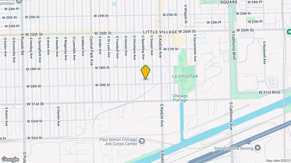 2853 S Spaulding Ave, Chicago, IL 60623 Map and Location Details