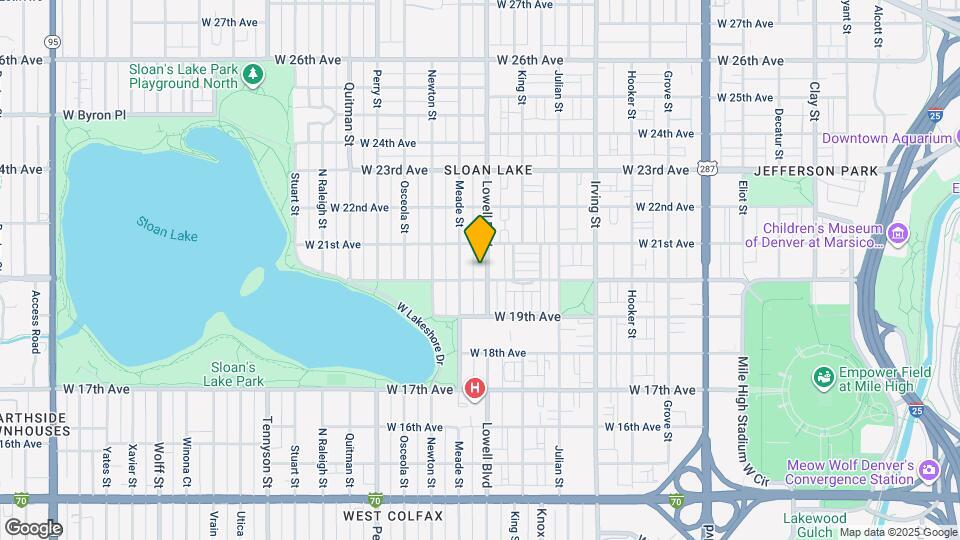 2015 Lowell Blvd Map and Location Details