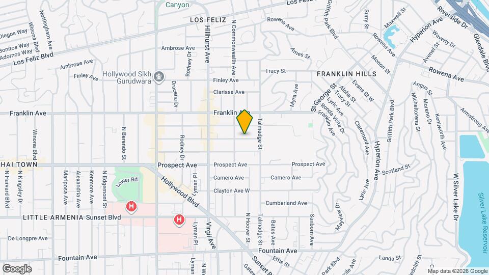 4339 Melbourne Ave Map and Location Details