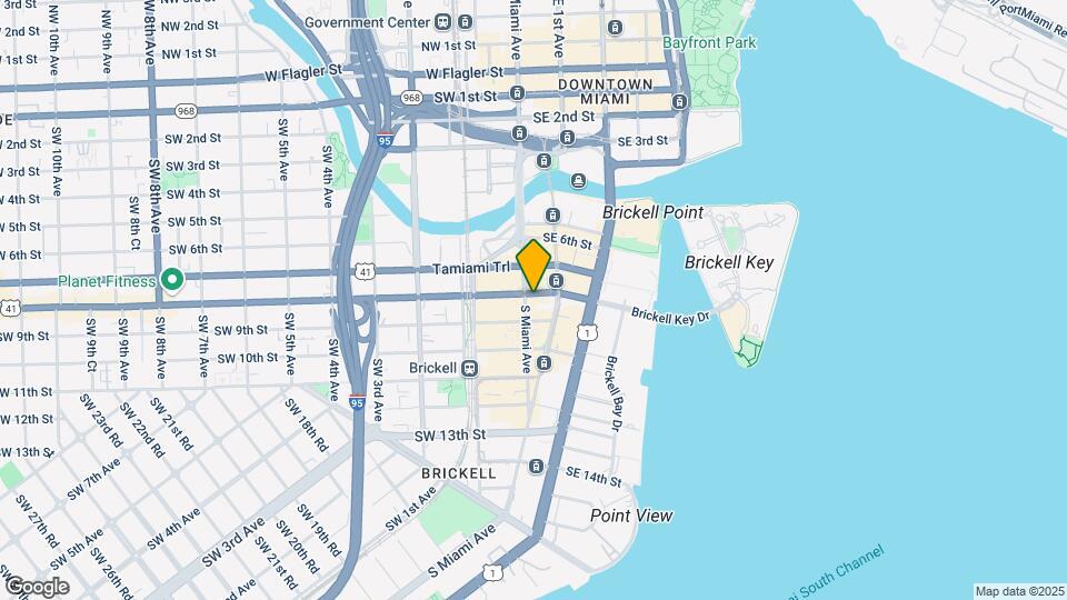 805 S Miami Ave, Unit 5006 Map and Location Details